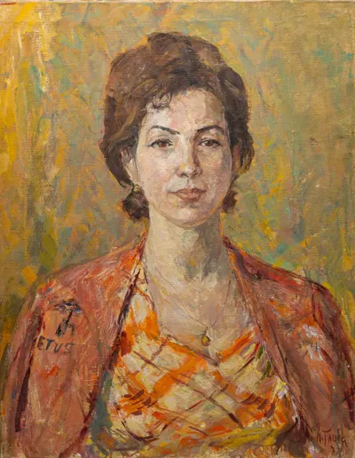 Глоба Павел Филиппович. Портрет Людмилы Кориной. 1977.