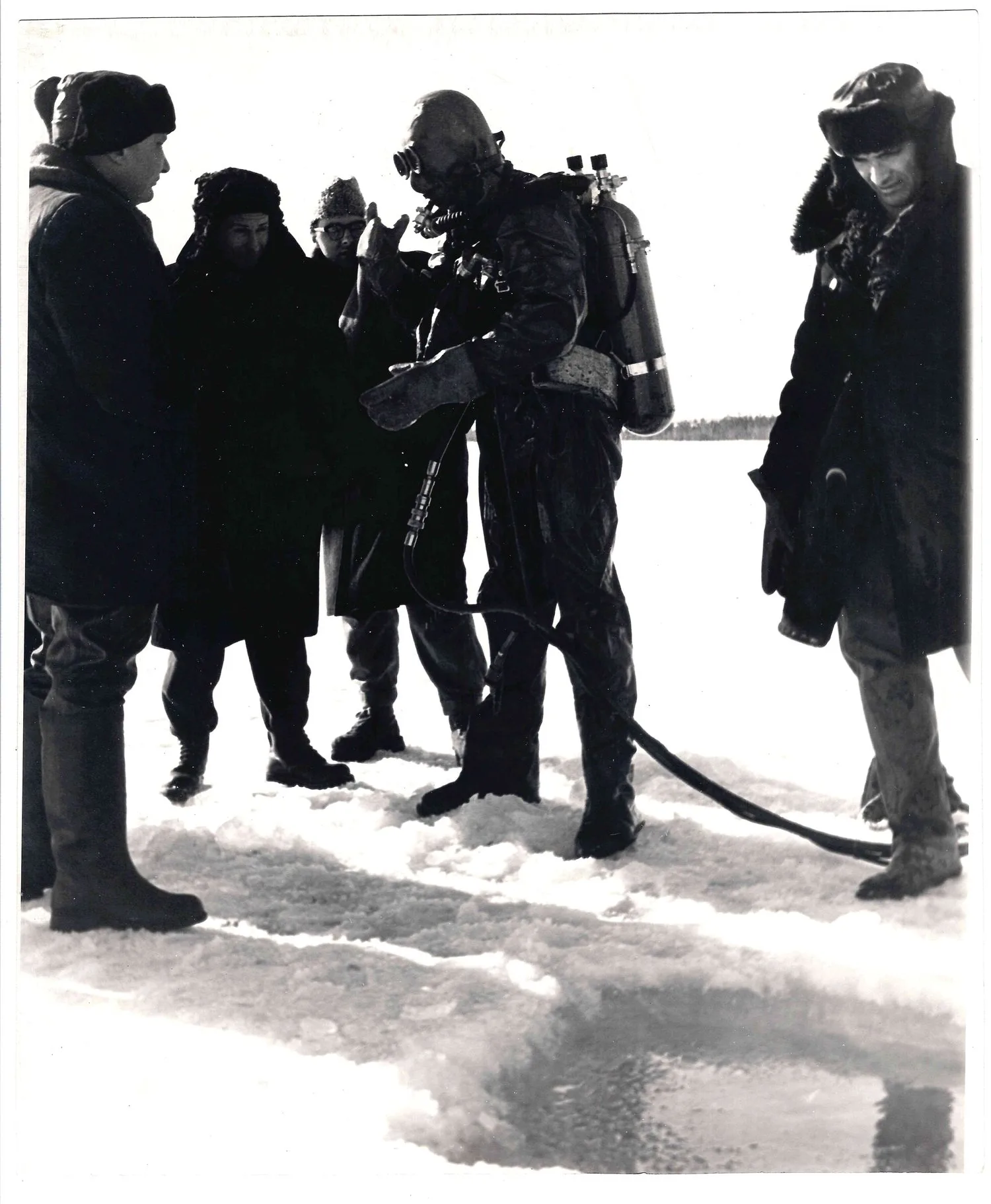 Фотография «Водолаз». СССР, 1960-е годы. — фото 1