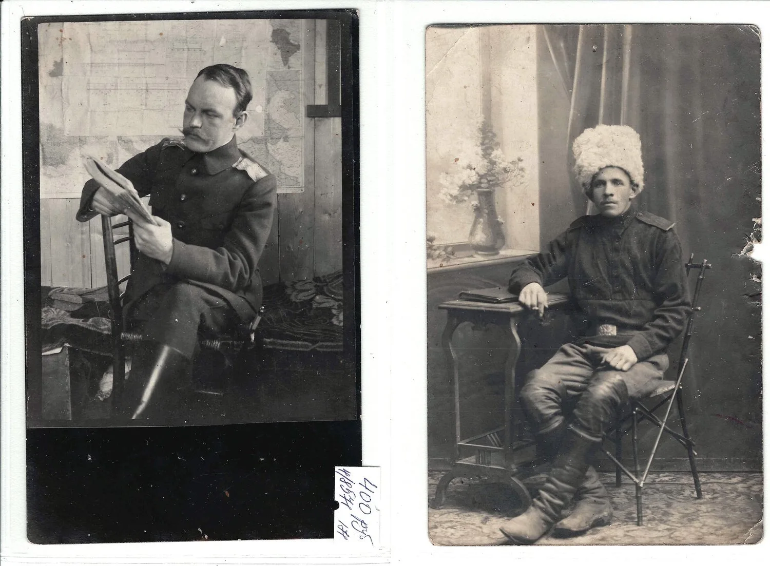 3 фотооткрытки «Русские военные». 1910-е годы. — фото 1