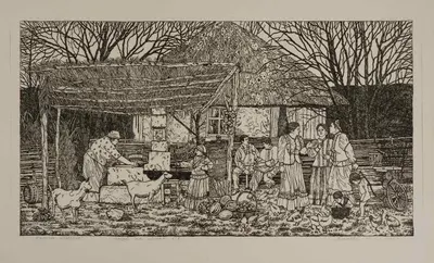 Воржева Ю.С. Казачье подворье. 2008
