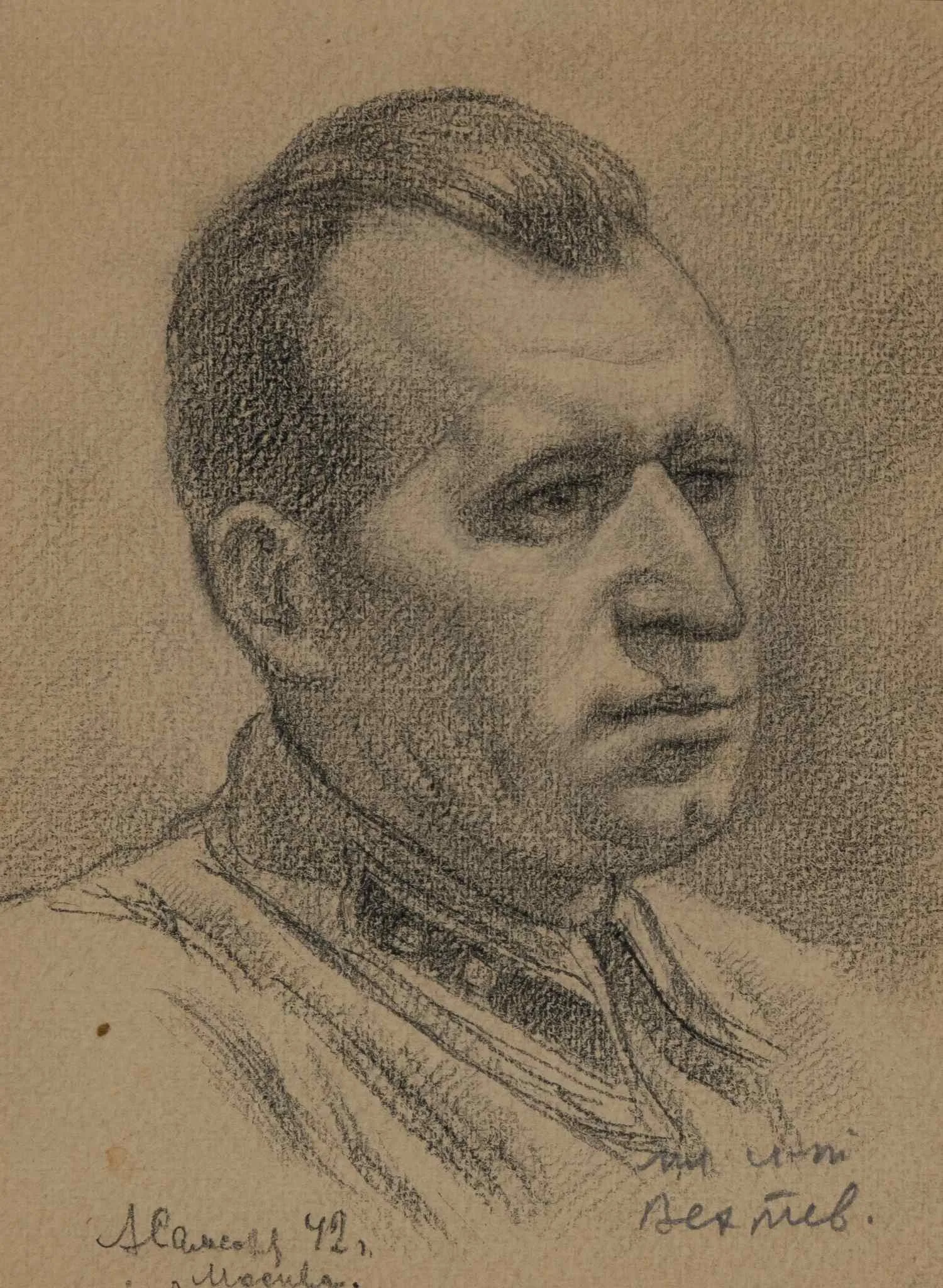 Неизвестный художник. Фронтовые наброски. 1942. — фото 5