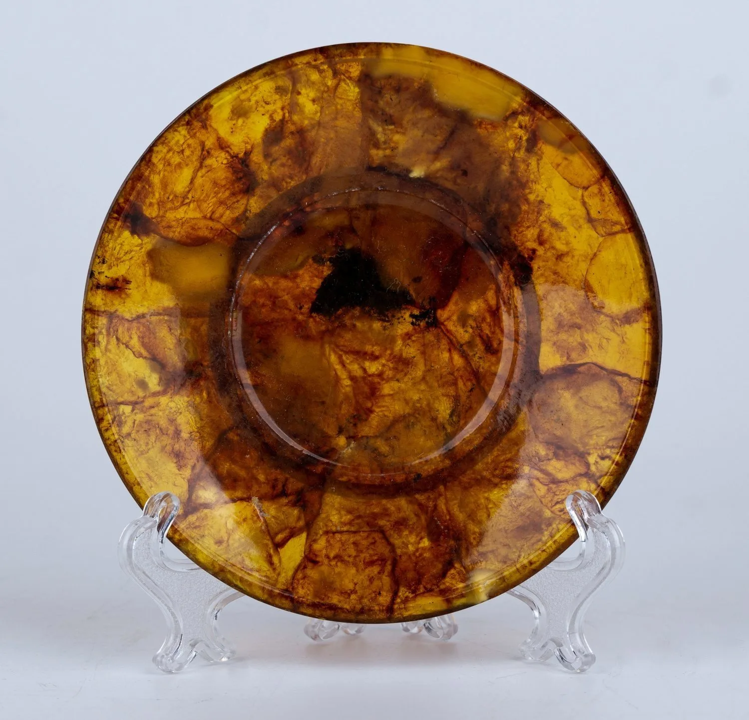 Шесть чайных пар из янтаря. Россия, Москва, конец XX века. — фото 5