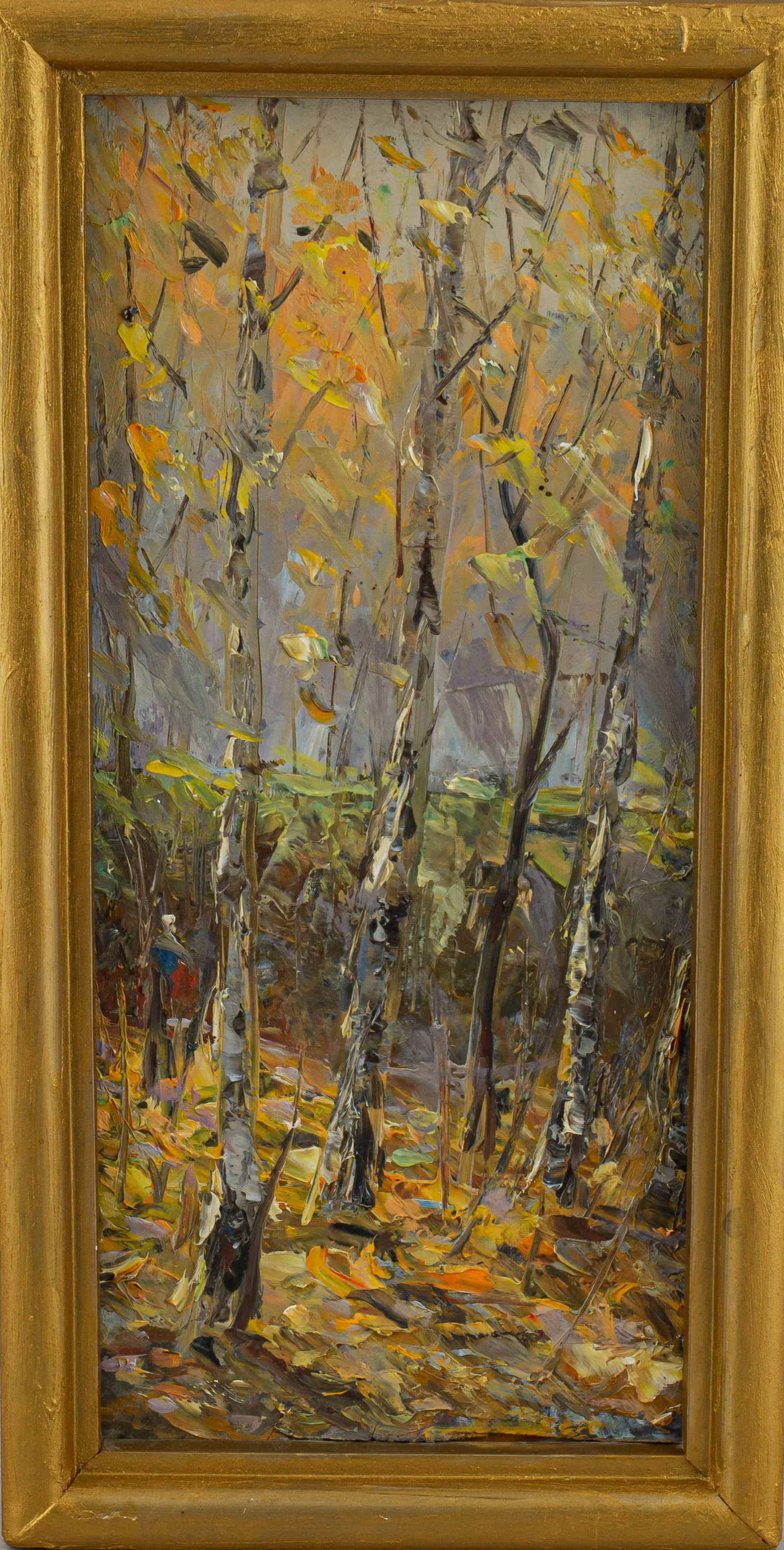 Петров Анатолий Степанович. "Звенигород" (Поздняя осень). 1990-е годы. — фото 1