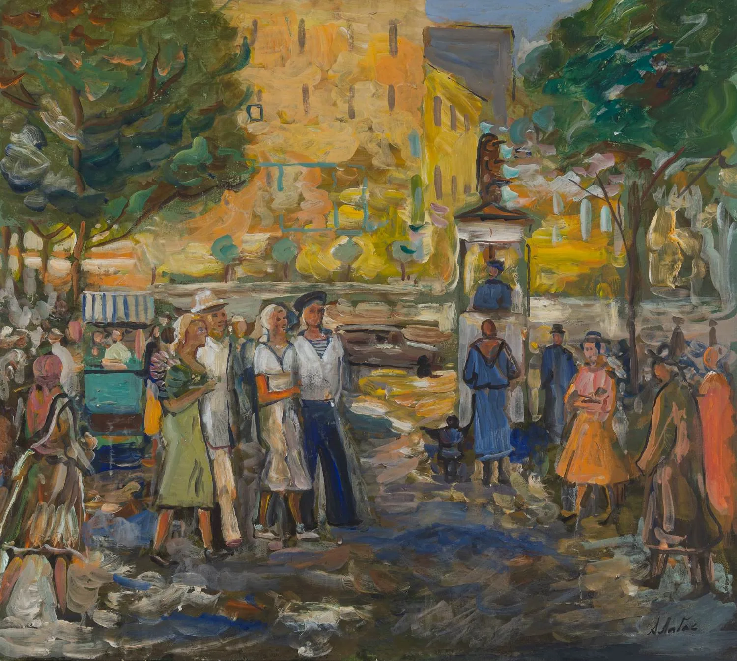Лабас Александр Аркадьевич (?). Фестиваль. 1960-е годы. — фото 1
