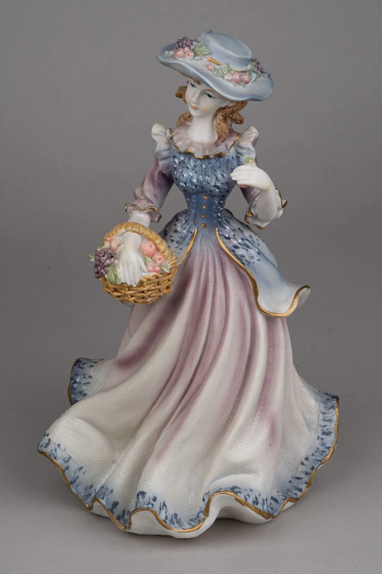 Кукла «Дама с фруктами, аллегория Лета». Великобритания, фирма Enesco, серия «New Wish Collection», 2006 г. — фото 2