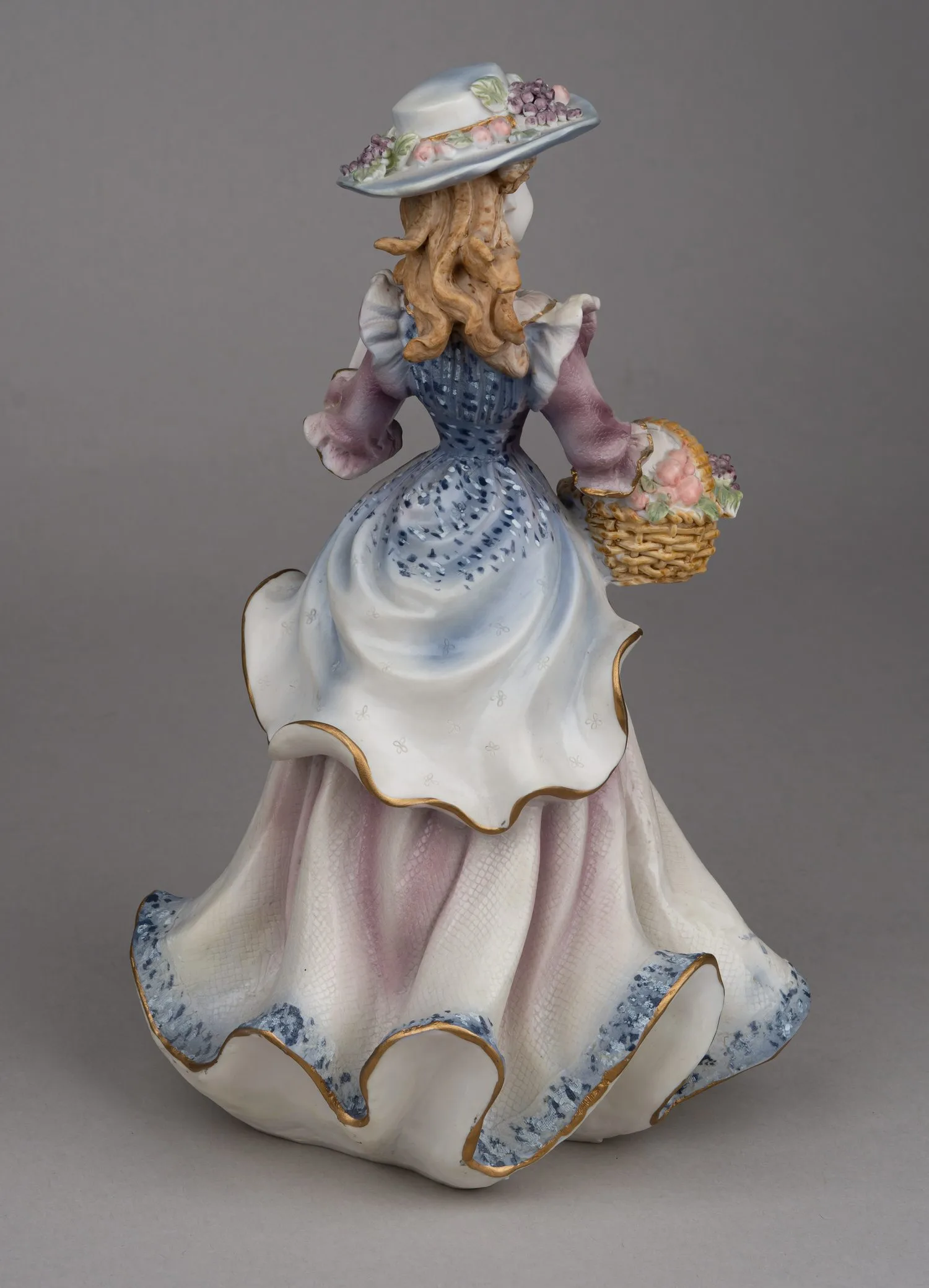 Кукла «Дама с фруктами, аллегория Лета». Великобритания, фирма Enesco, серия «New Wish Collection», 2006 г. — фото 4