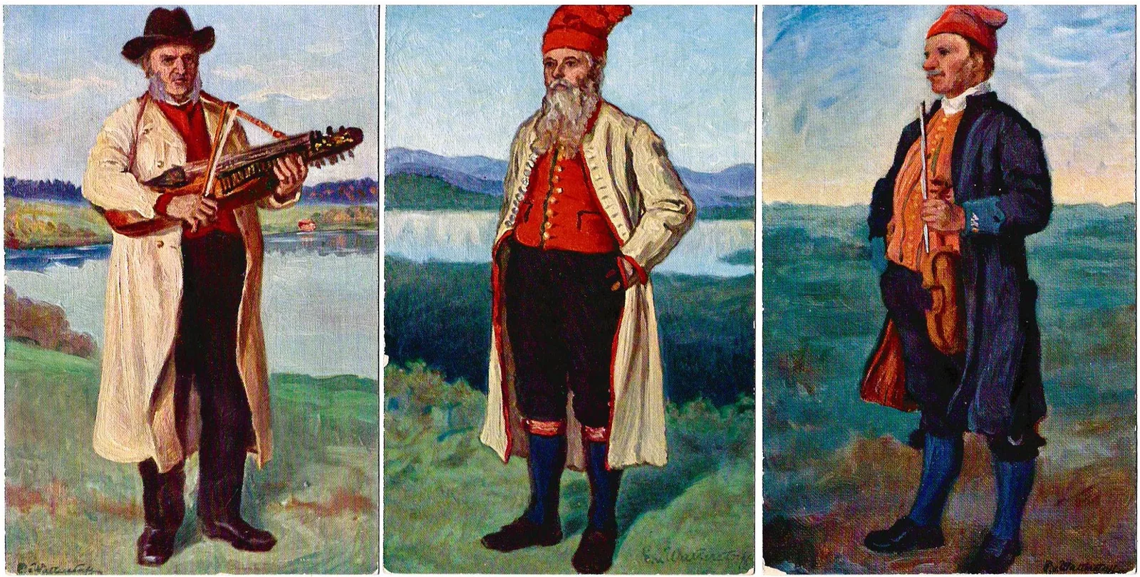 10 художественных открыток «Северный музей. Жители Швеции в национальных костюмах». Издание «Гранберг», начало XX века. — фото 4