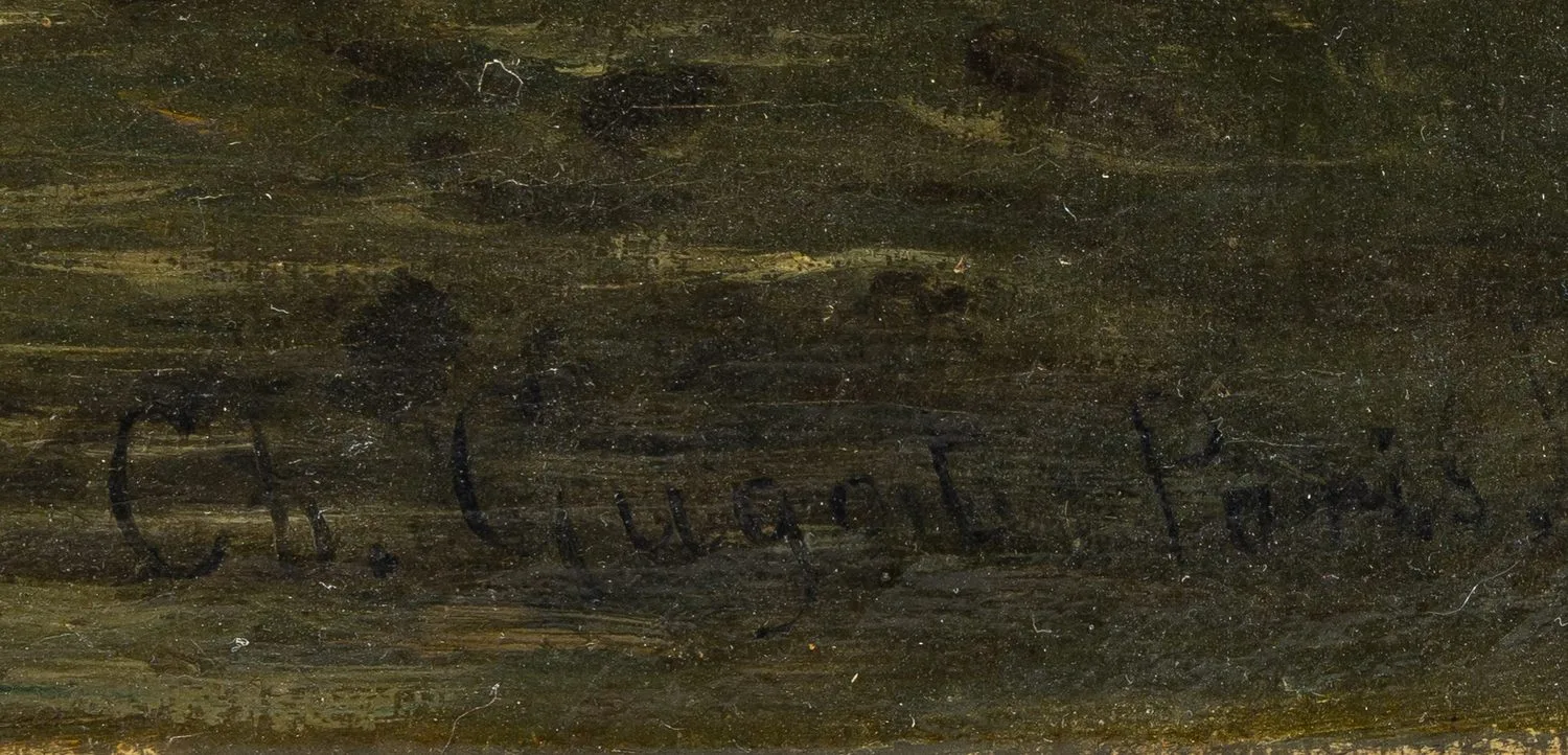 Неизвестный художник (Ch. Gugot Paris по подписи). Корабли. Начало XX века. Франция (?). — фото 2