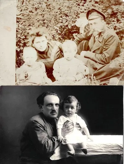 8 фотографий (преимущественно формата открытки) «Дети». 1900-е - 1930-е годы.