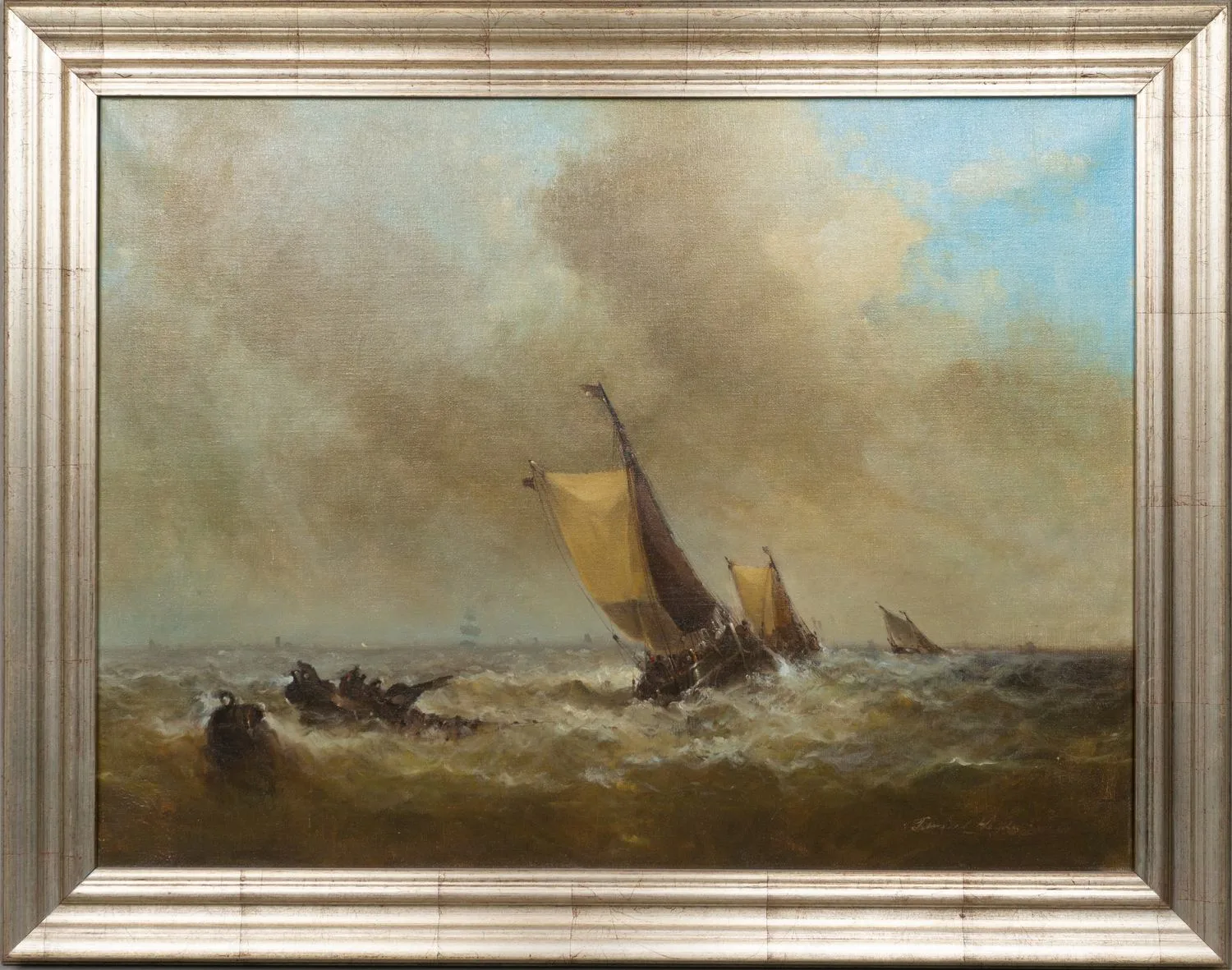 Ван дер Хейде Франс (Frans van der Heide). Шторм. Голландия, вторая половина XX века. — фото 1