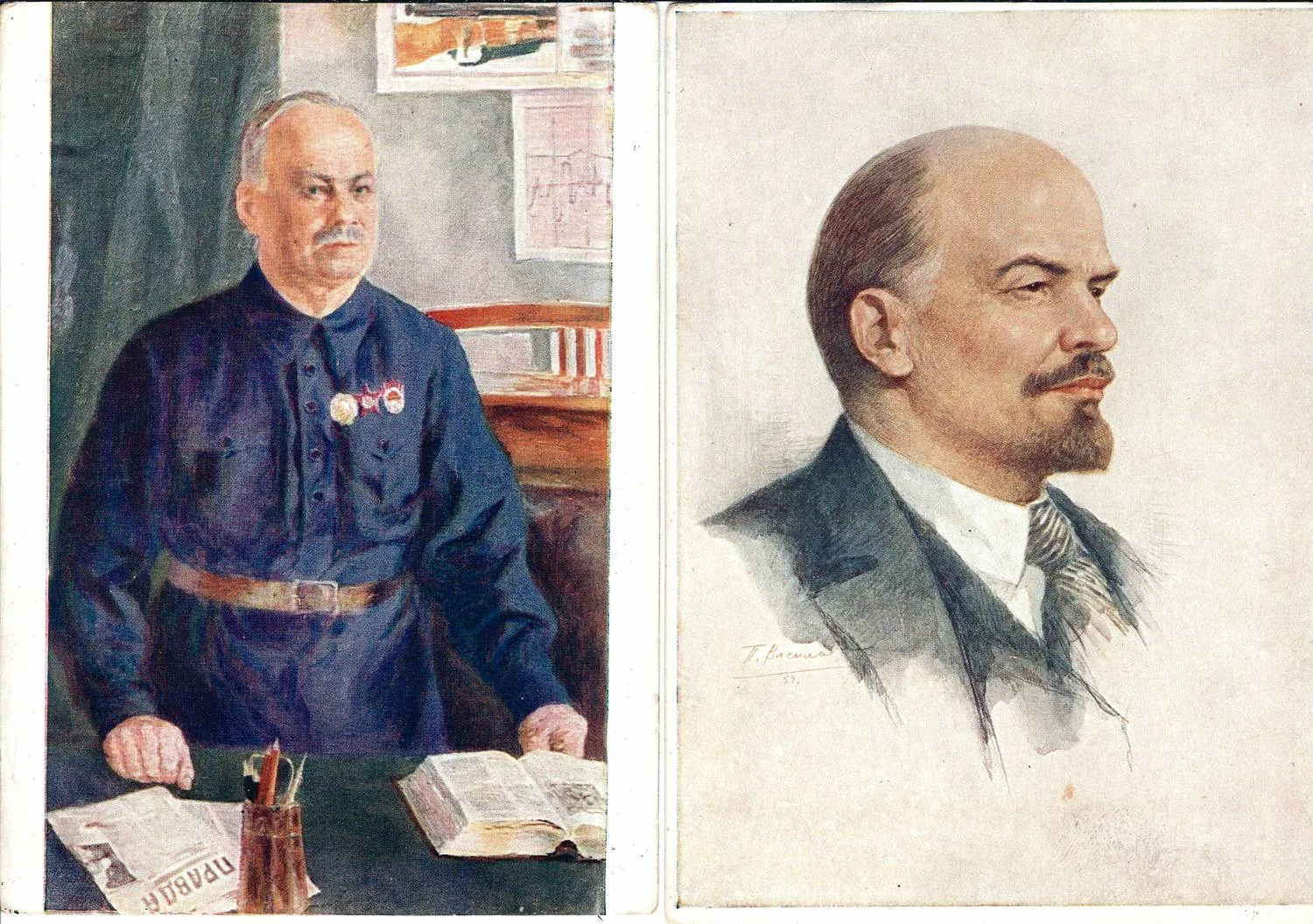 128 открыток «Живопись». СССР, 1930-е - начало 1940-х годов. — фото 2