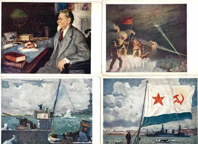 128 открыток «Живопись». СССР, 1930-е - начало 1940-х годов.
