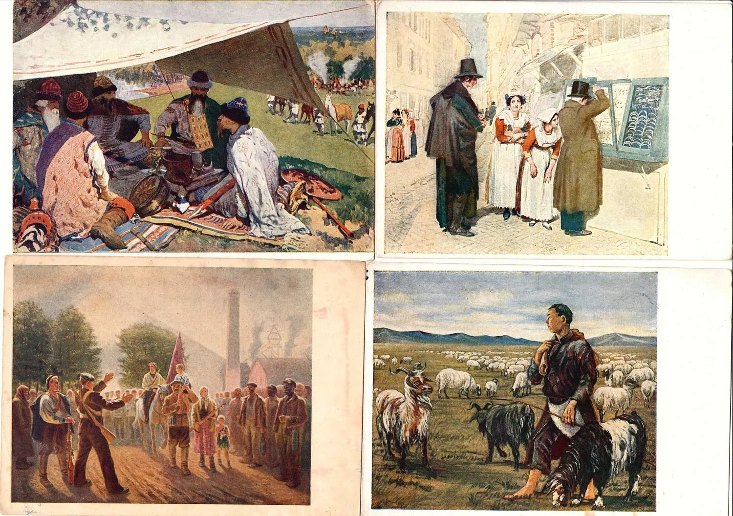 128 открыток «Живопись». СССР, 1930-е - начало 1940-х годов. — фото 3