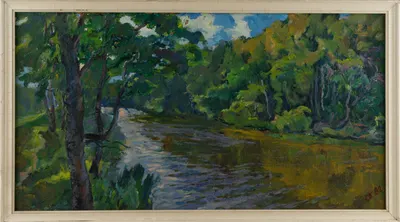 Косенков Станислав Степанович. Пруд. 1982.