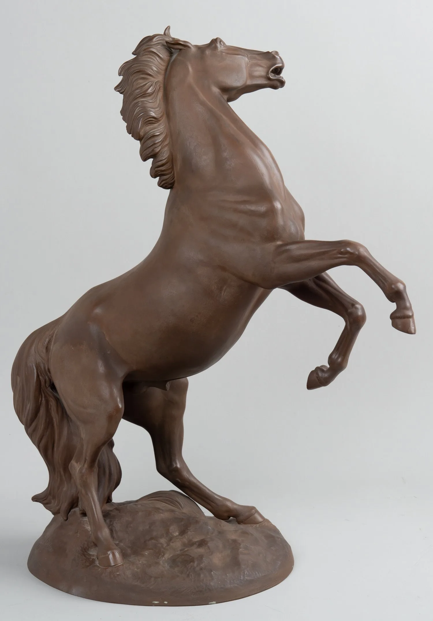Скульптура ""Гарцующий конь"". Германия, мануфактура Meissen, скульптор Erich Oehme, 1949 г. — фото 2