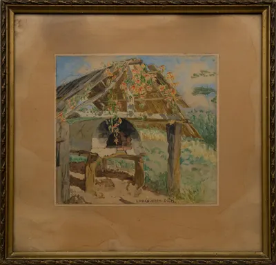 Сельский этюд. 1933.