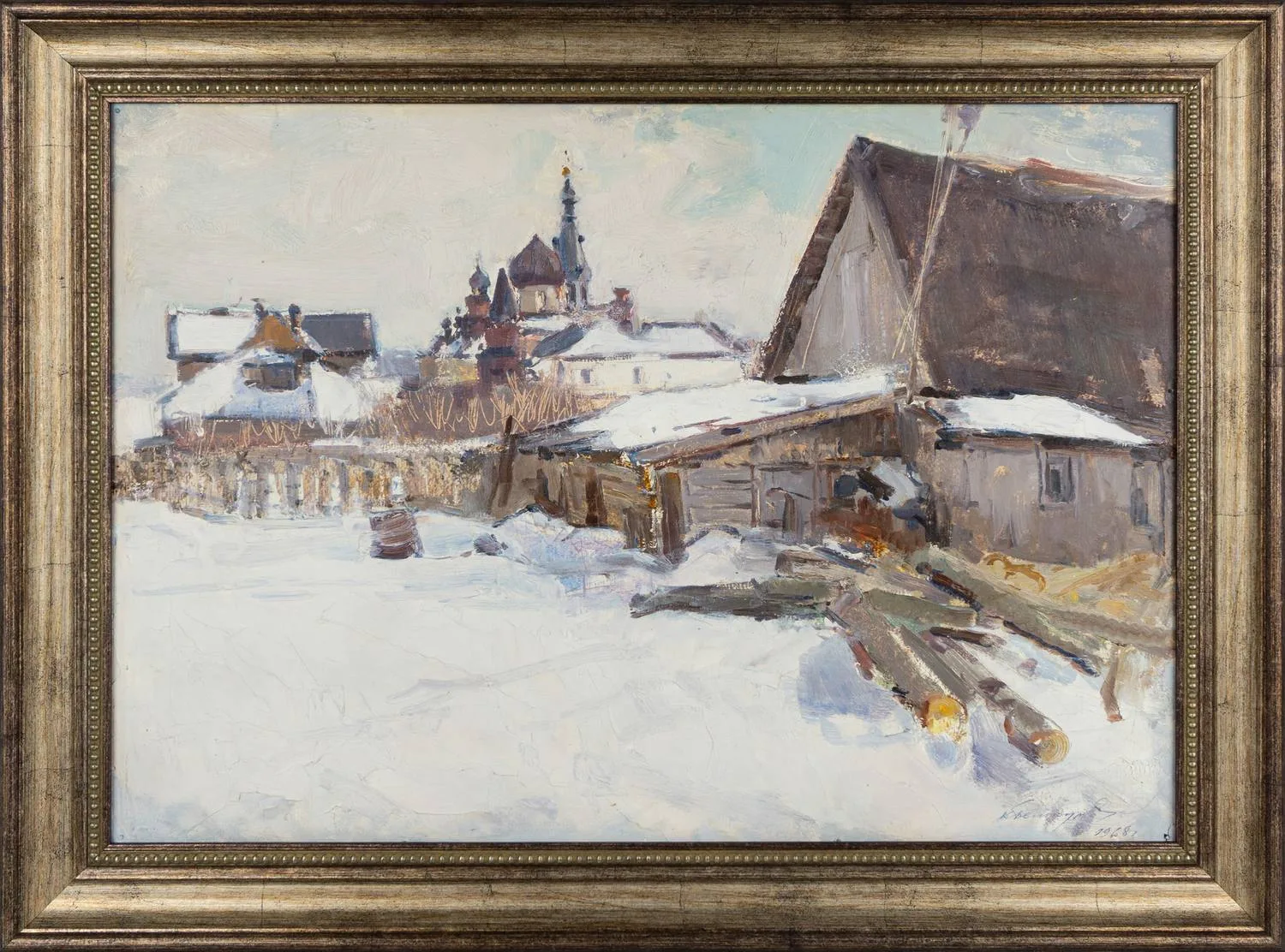 Белокуров Константин Сергеевич. Старая Ладога. 1968 г. — фото 1
