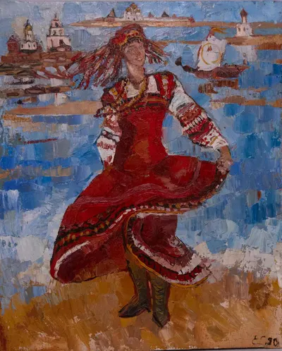 Старостина Елена. Волхова. 1990