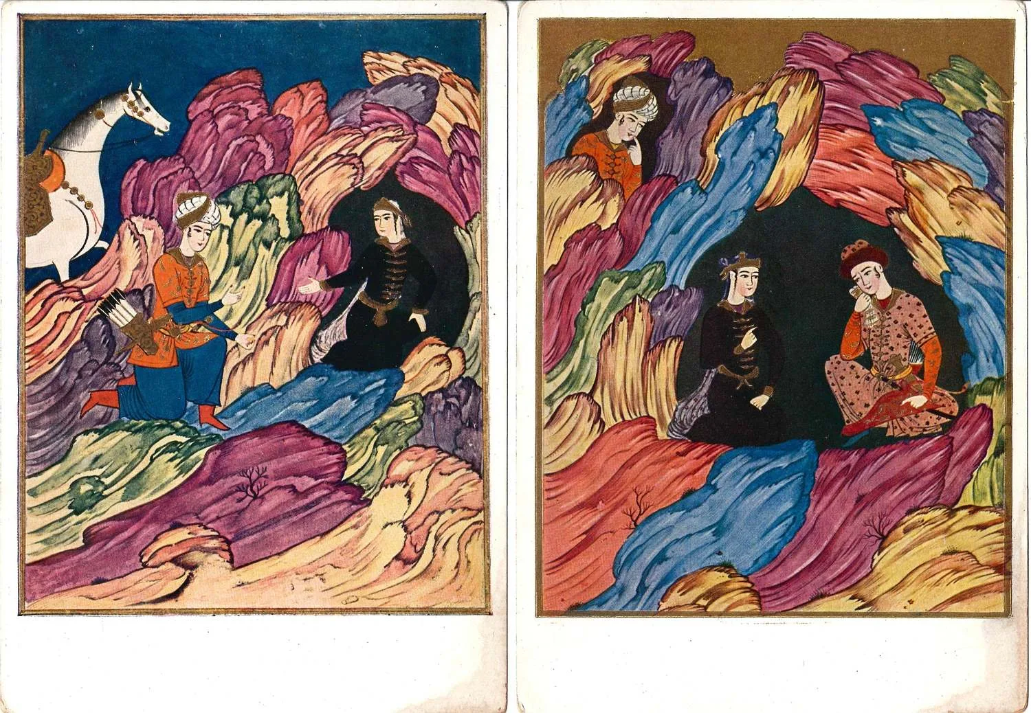 38 открыток «Живопись». СССР, 1920-е - 1940-е годы. — фото 4