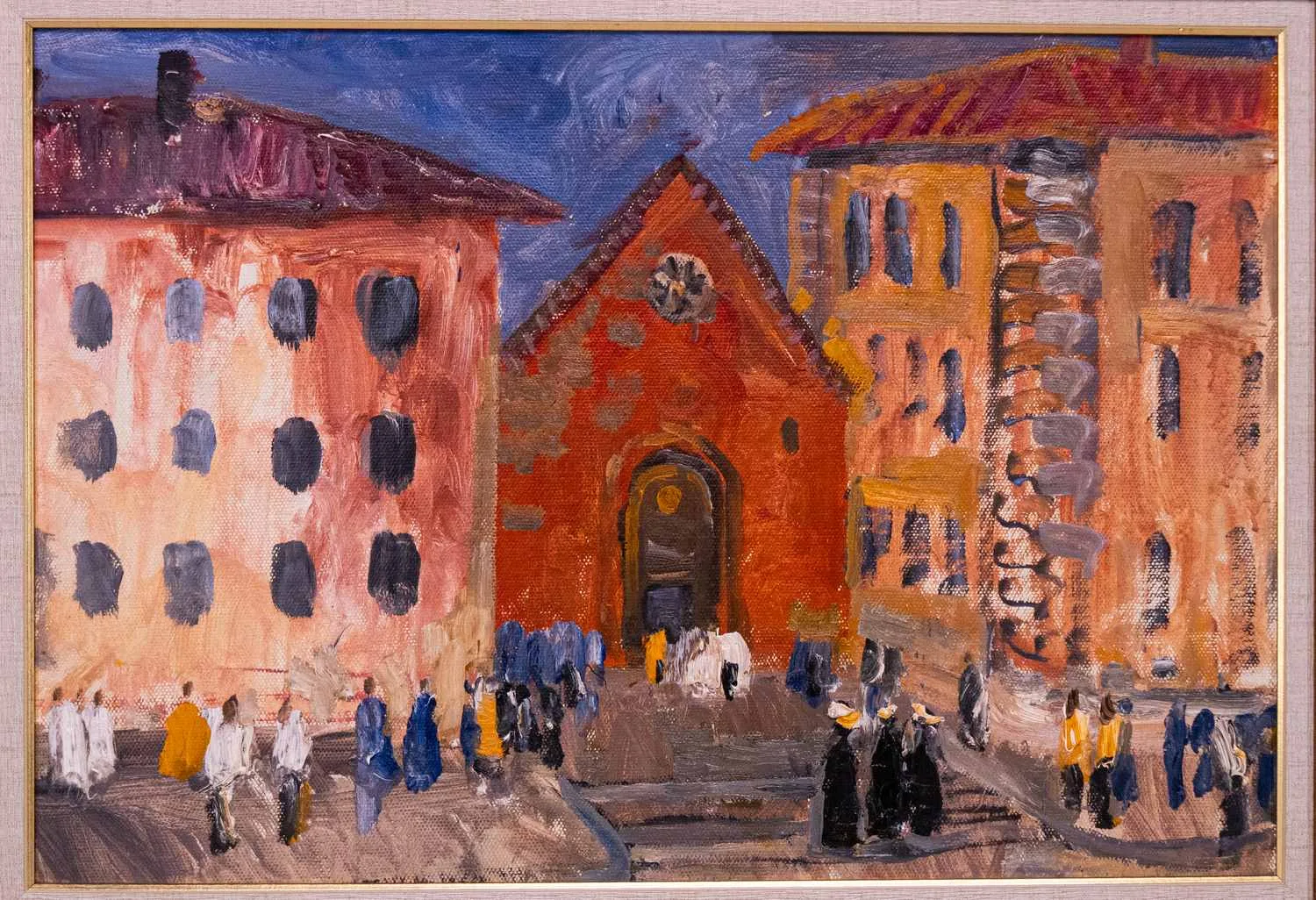 Бурлаков Всеволод Федорович. Италия Венеция, пл. Сан-Марко. 1979 г. — фото 2