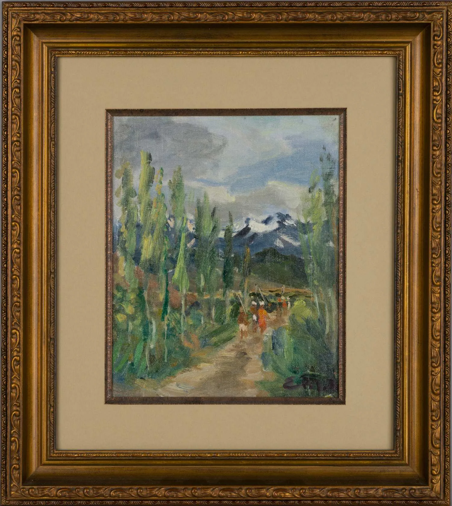 Родова Елена Ильинична. Дорога в горы. 1930-е годы. — фото 1