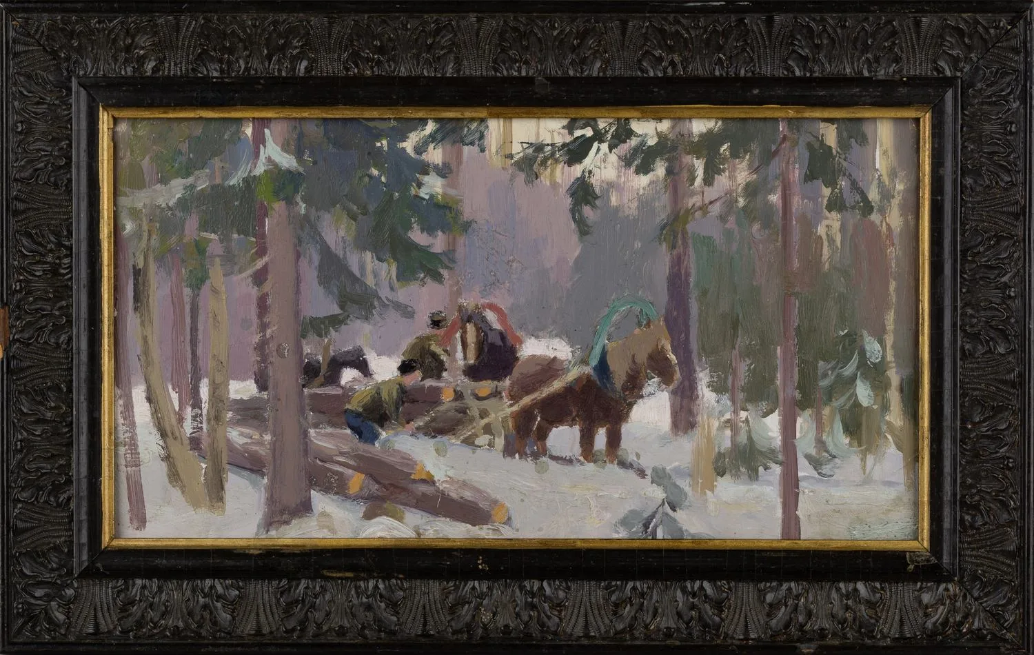 Неизвестный художник (По подписи Остроухов И.). В глуши. 1900-е годы. — фото 1