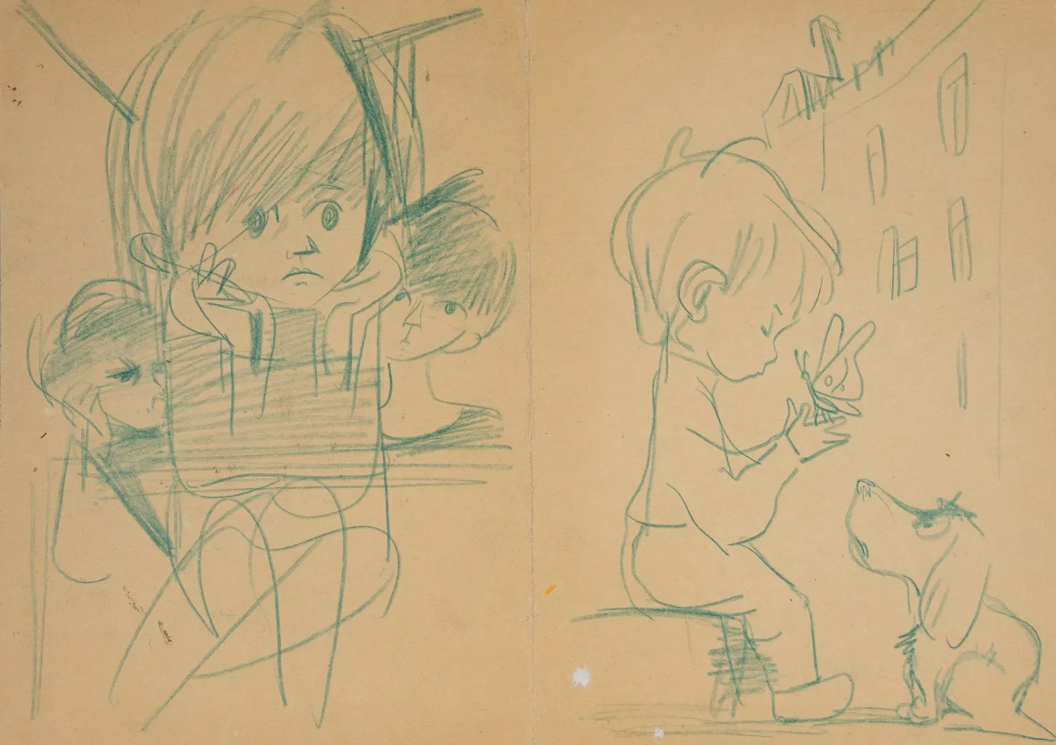 Палетика В.В. Зарисовки мифические. 1950-е -1960-е годы . — фото 2