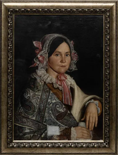 Портрет купчихи. Россия, 1840-е годы.