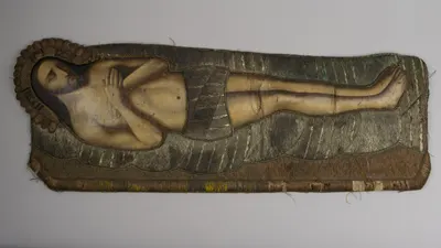 Плащаница с изображением Иисуса Христа. Россия, вторая половина XIX века.