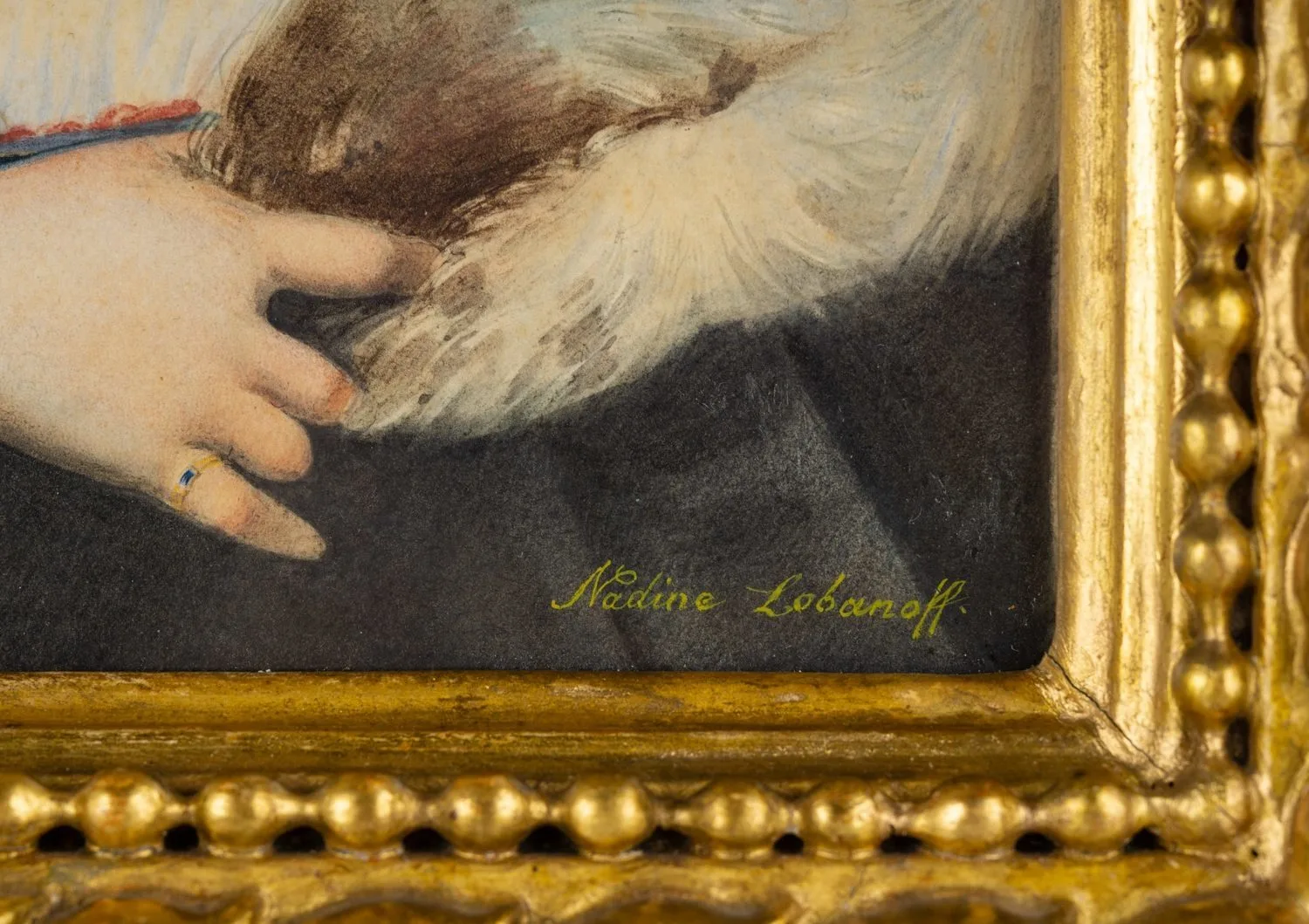 Лобанова Надежда (Lobanoff Nadine). Форнариана (по картине Себастьяно дель Пьомбо). XIX век. — фото 2