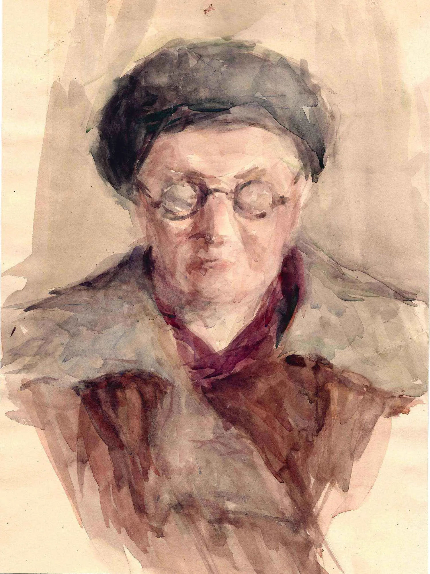 Дейнеко Ольга Константиновна. Портрет. 1930-е годы. — фото 1