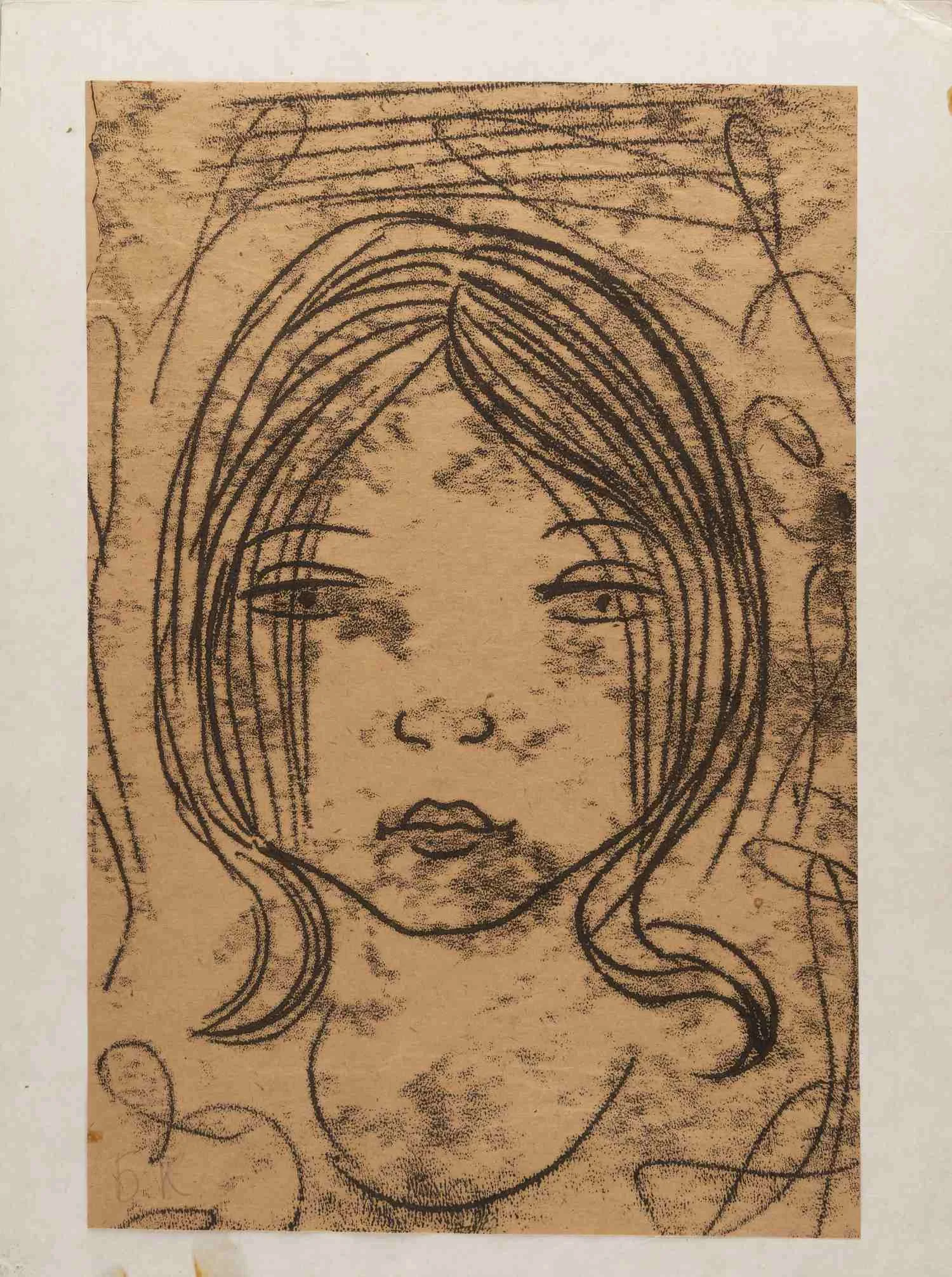 Котляр Борис Александрович (?). Девочка. 1970-е – 1980-е годы. — фото 1