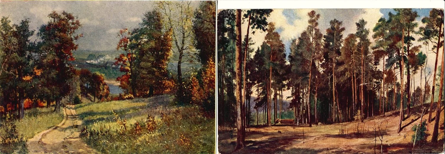 Более 140 открыток «Пейзажи». Россия, СССР, Зап. Европа, Япония, 1900-е - 1950-е годы. — фото 2