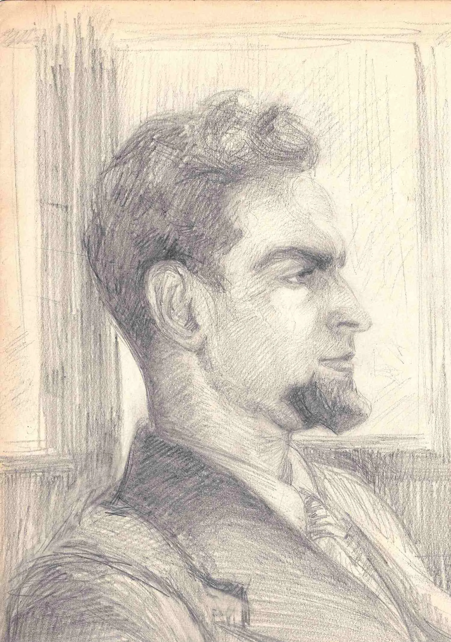 Башилов Яков Александрович. Автопортрет. 1930-е годы. — фото 1
