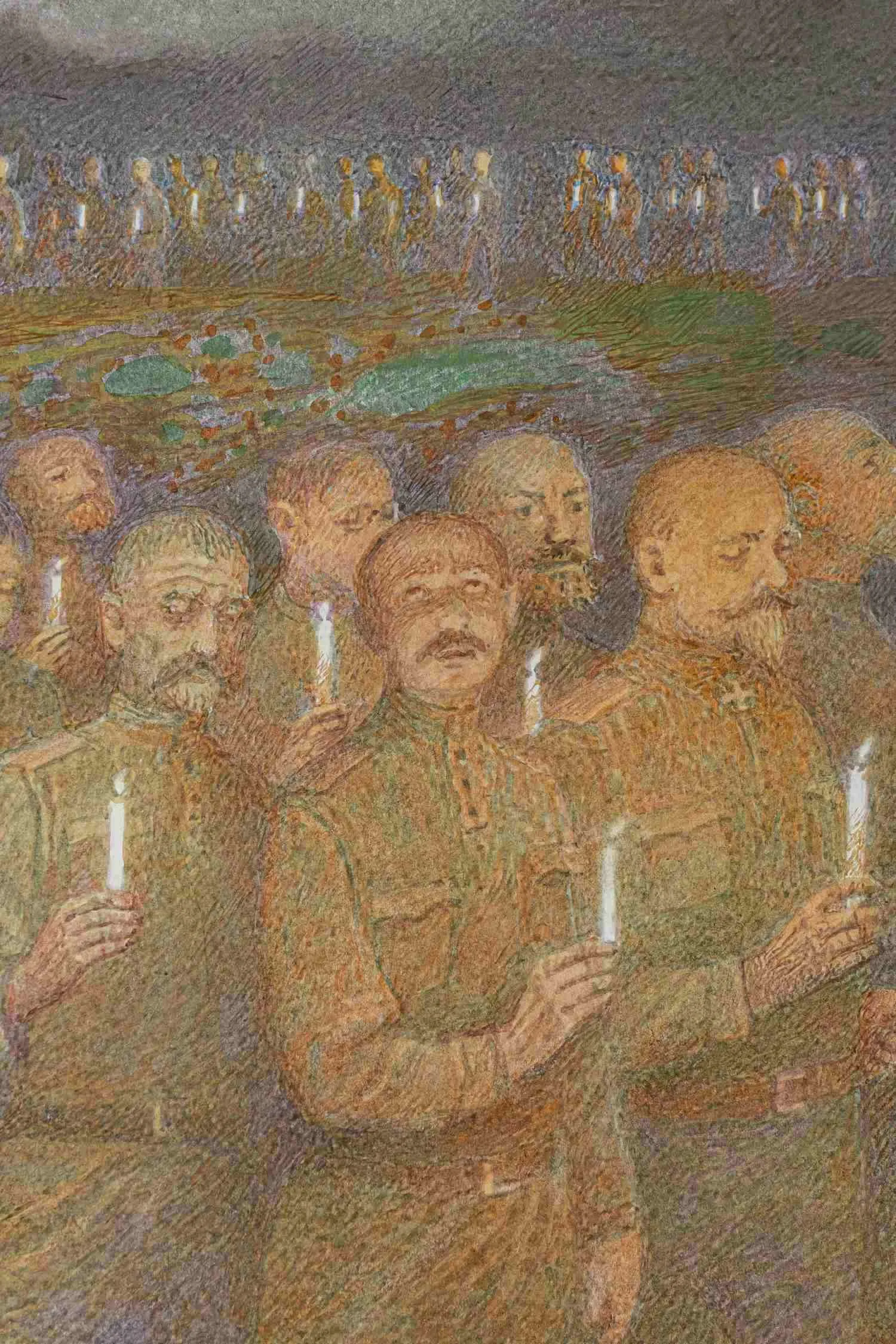 Лапшин Борис Алексеевич. Крестный ход в станице Егорлыкской 1918. 1990-е годы. — фото 2