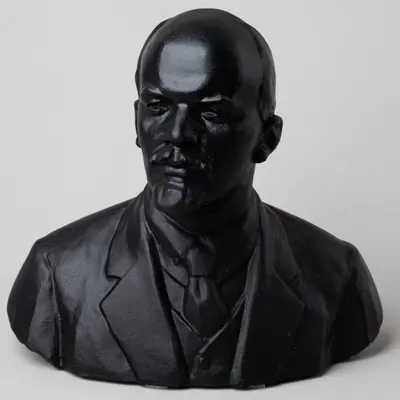 Бюст В.И. Ленина. СССР, Каслинский завод художественного литья, скульптор А.А. Мурзин, 1977 г.
