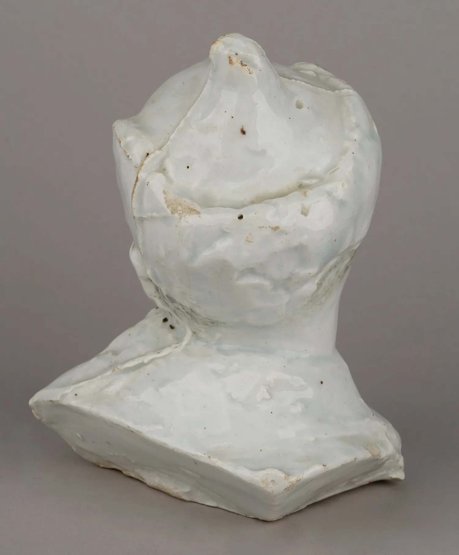 (Фрих-Хар. Авторская работа) Скульптура «Красноармеец». СССР, фаянсовая фабрика им. Калинина, скульптор И.Г. Фрих-Хар, 1930-1932 годы. — фото 4