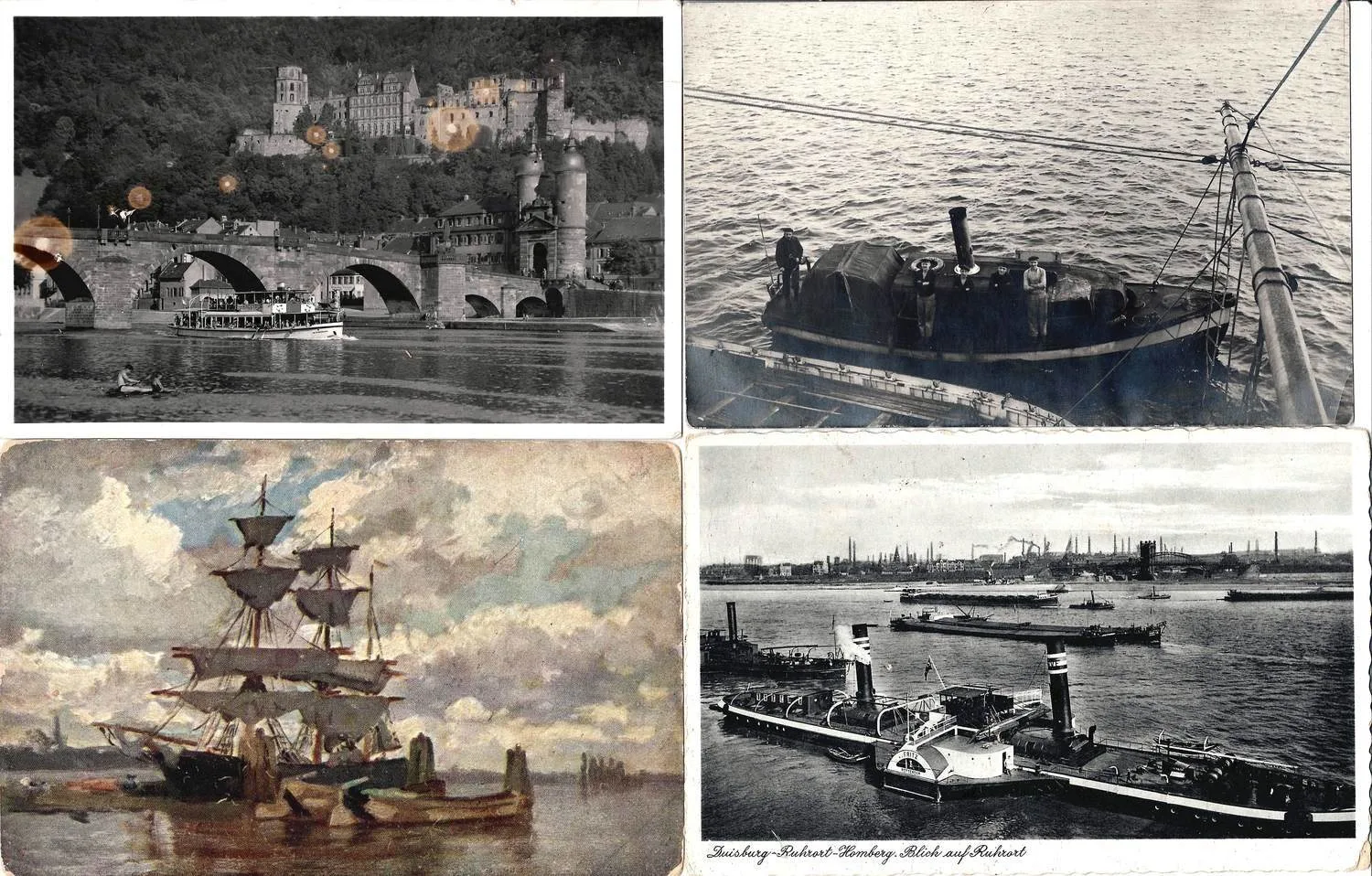 95 открыток «Море и корабли». Россия, Зап. Европа, Сев. Америка, Япония, первая половина - середина XX века. — фото 1