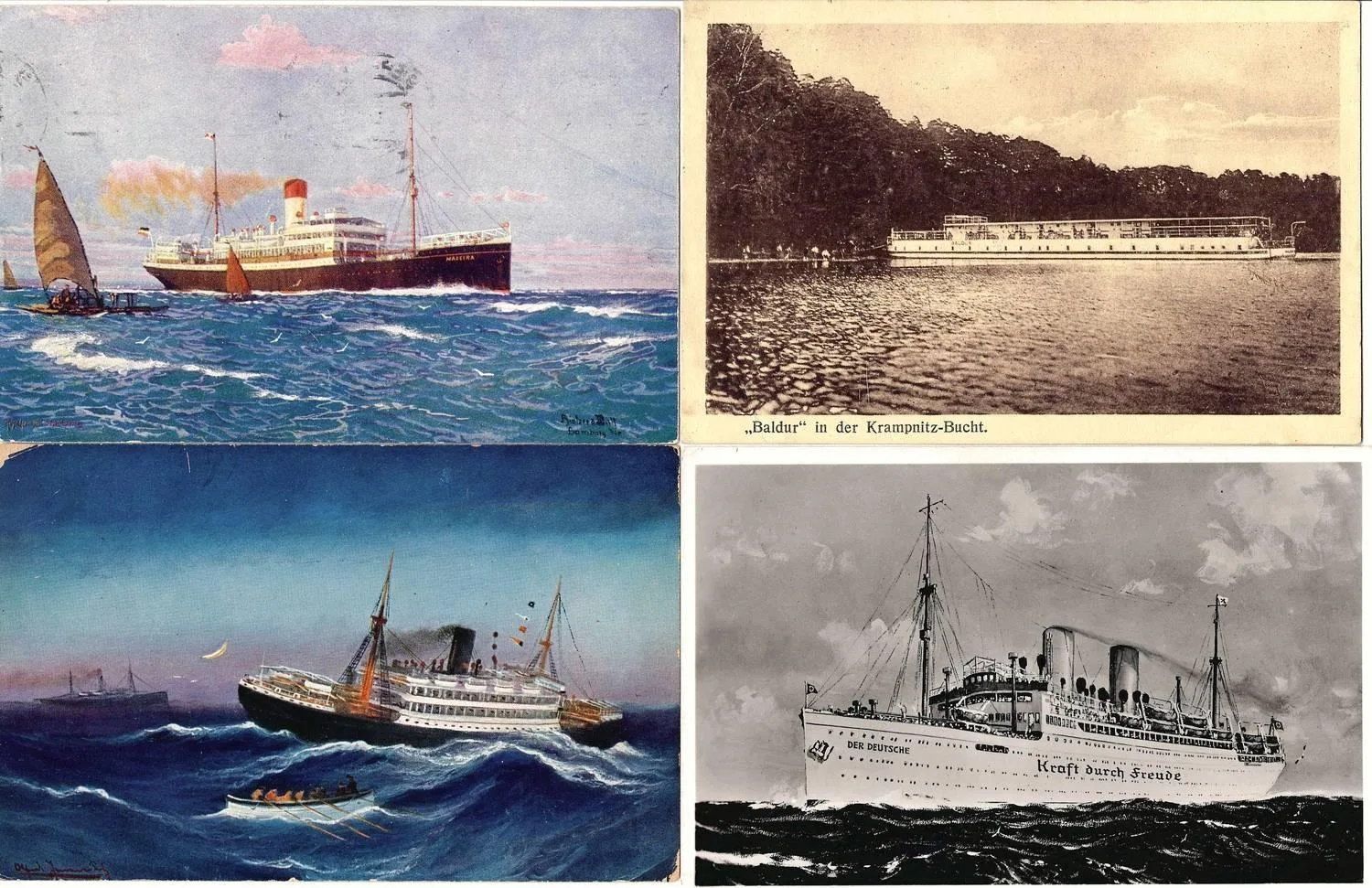 95 открыток «Море и корабли». Россия, Зап. Европа, Сев. Америка, Япония, первая половина - середина XX века. — фото 11