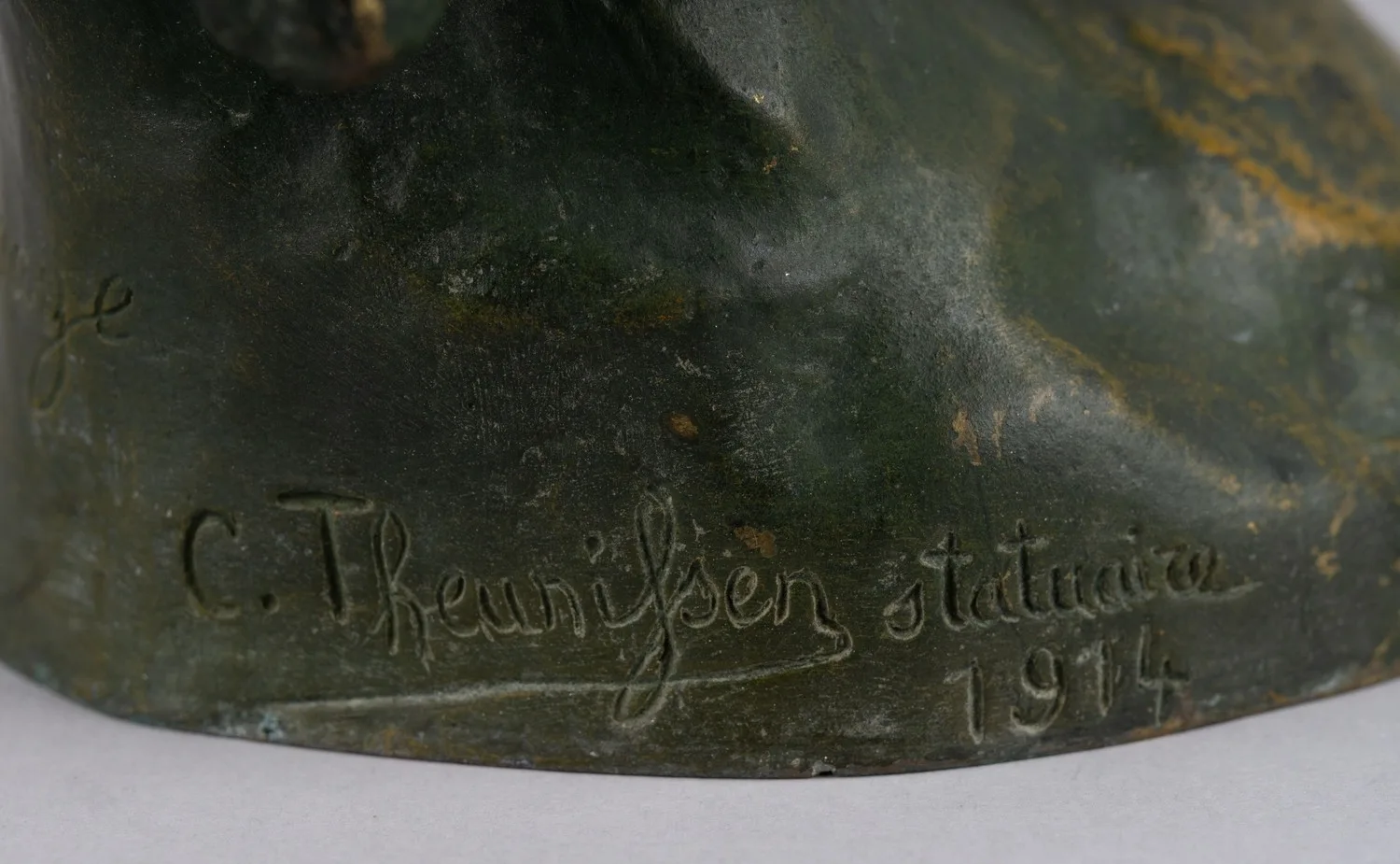 Скульптура «Призывник 1814 года».По модели Корнеля Теуниссена. Первая половина XX века. — фото 7