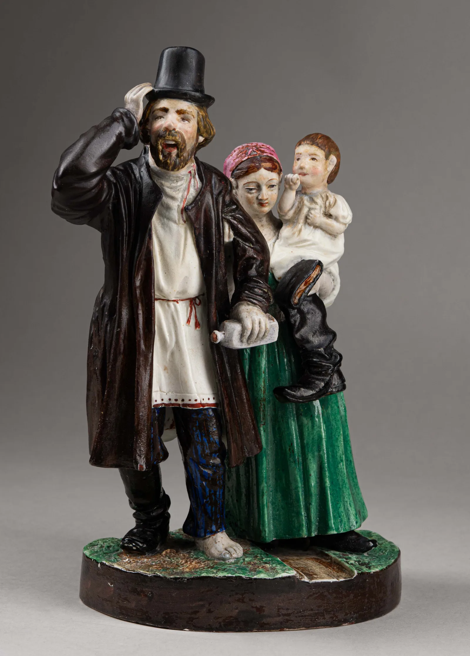 Скульптура «Из кабака». Россия, завод И.А. Иконникова, 1860-1870-е гг. — фото 3