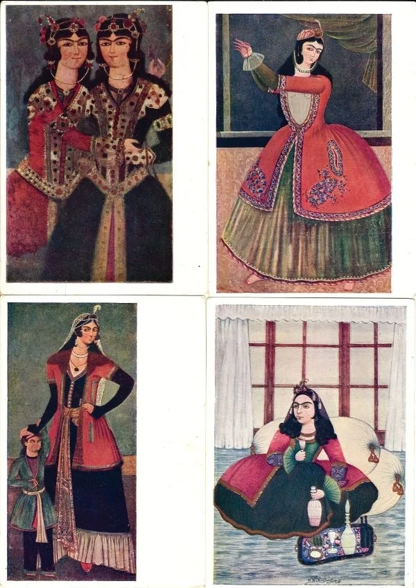 21 открытка «Иранская живопись». СССР, 1930-е годы. — фото 2