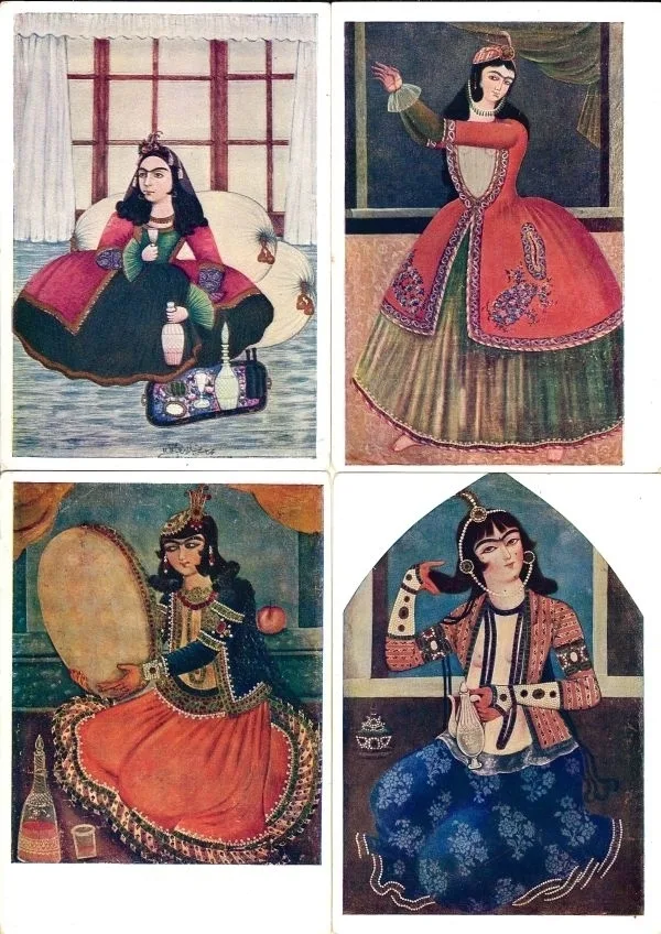 21 открытка «Иранская живопись». СССР, 1930-е годы. — фото 1