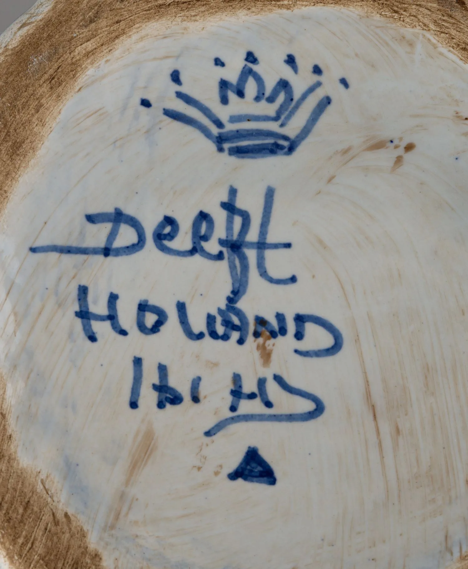 Парные вазы «Голландские мельницы». Голландия, фабрика Delft Blue Holland, 1960-70-е годы. — фото 3