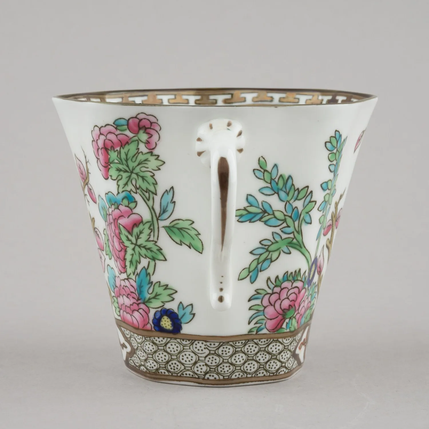 (Англия, Coalport) Чашка с блюдцем и десертной тарелкой «Индийское дерево». Англия, Coalport , 1920-1930-е годы. — фото 3