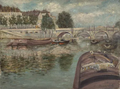 Виноградов Сергей Арсеньевич (?). Сена. 1914.