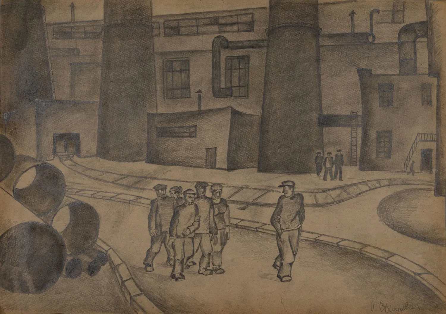 Соханевич Олег Викторович. После смены. 1960-е годы. — фото 1