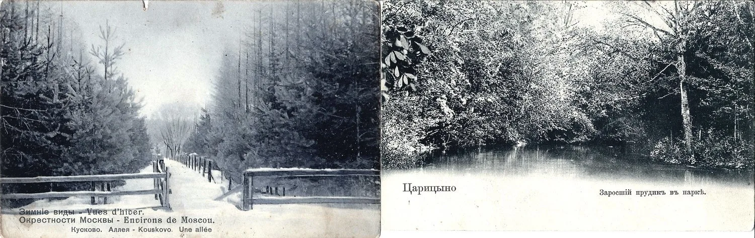 Окрестности Москвы. 12 открыток. Нач. XX века. — фото 5