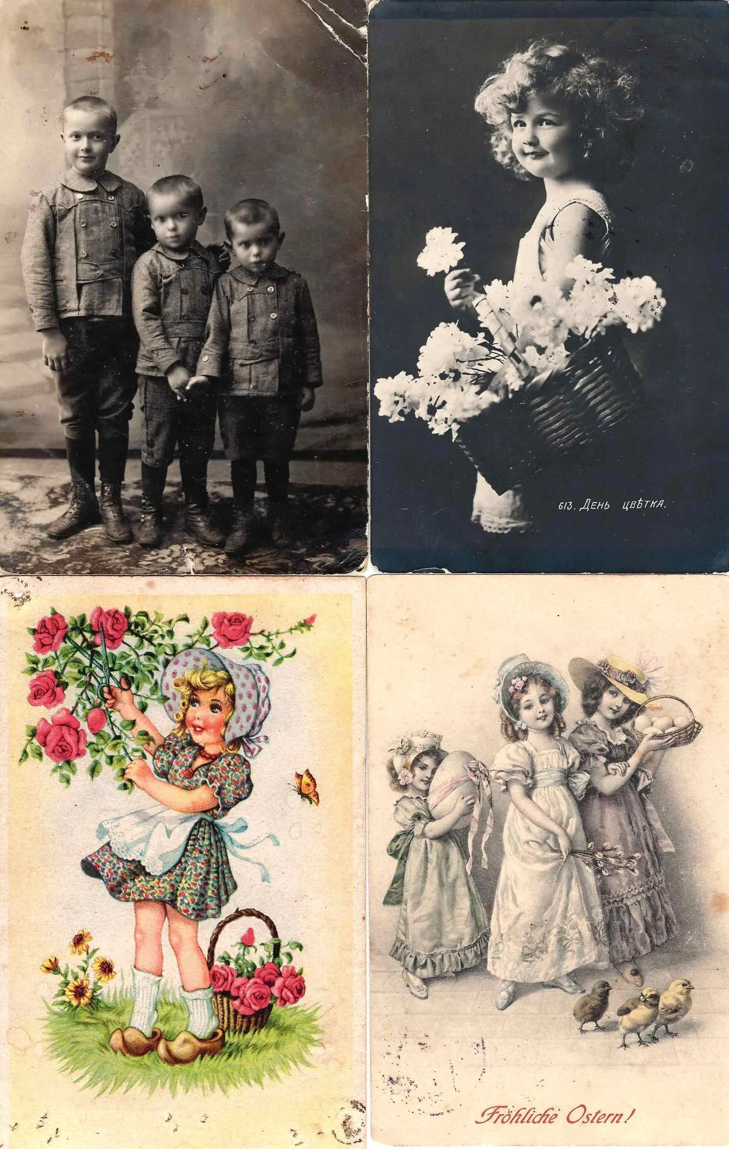 47 открыток «Дети». Россия, СССР, Зап. Европа, 1900-е - 1920-е годы. — фото 14