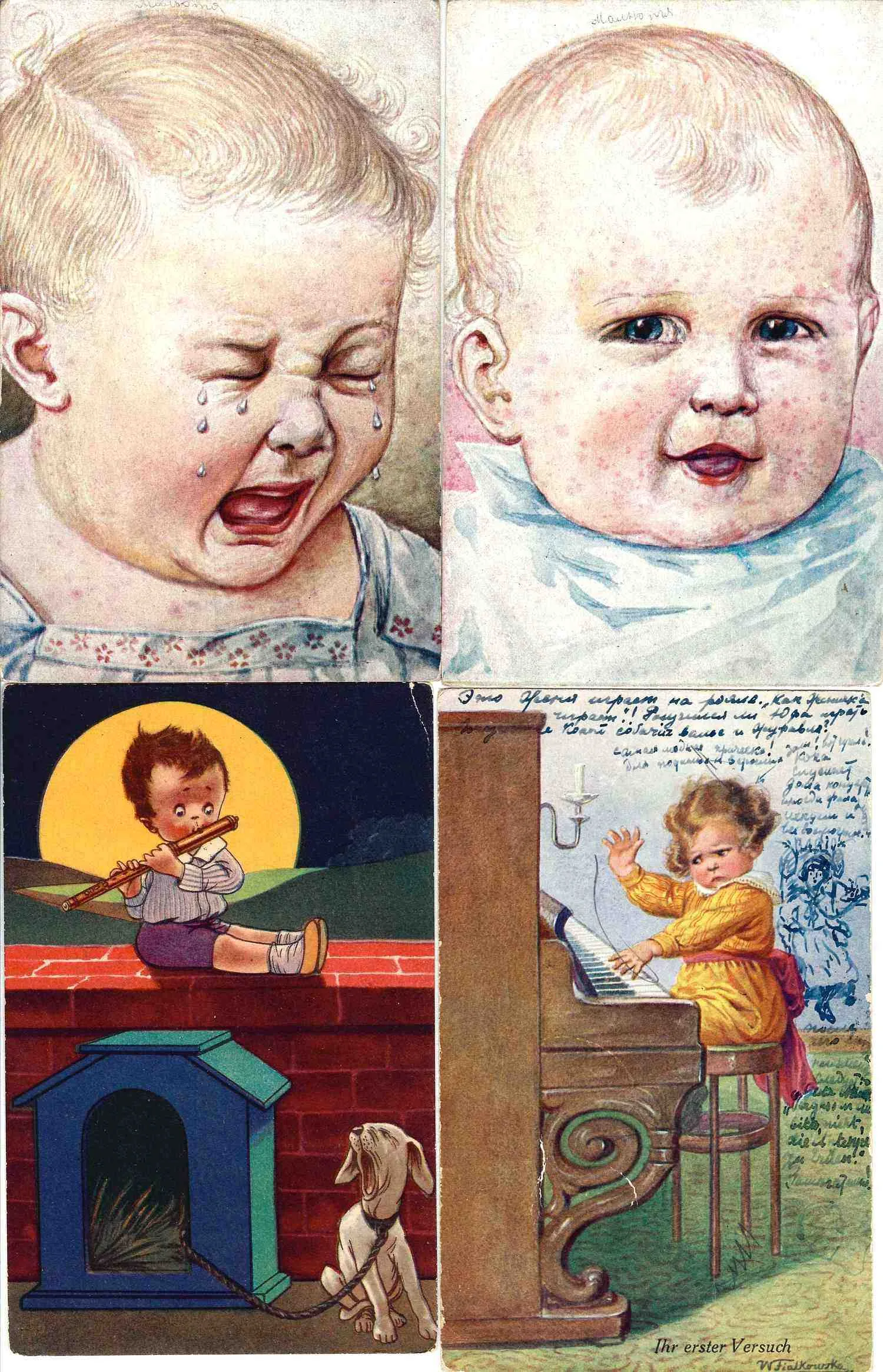 47 открыток «Дети». Россия, СССР, Зап. Европа, 1900-е - 1920-е годы. — фото 5